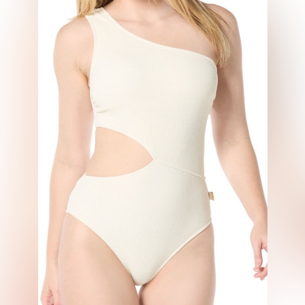 Michael Kors One-Shoulder Cutout Swimsuit - Various Sizes - NWT